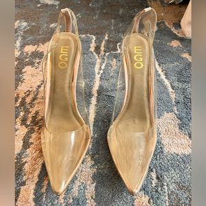 EGO CLEAR POINTED TOE STILETTO HEELS